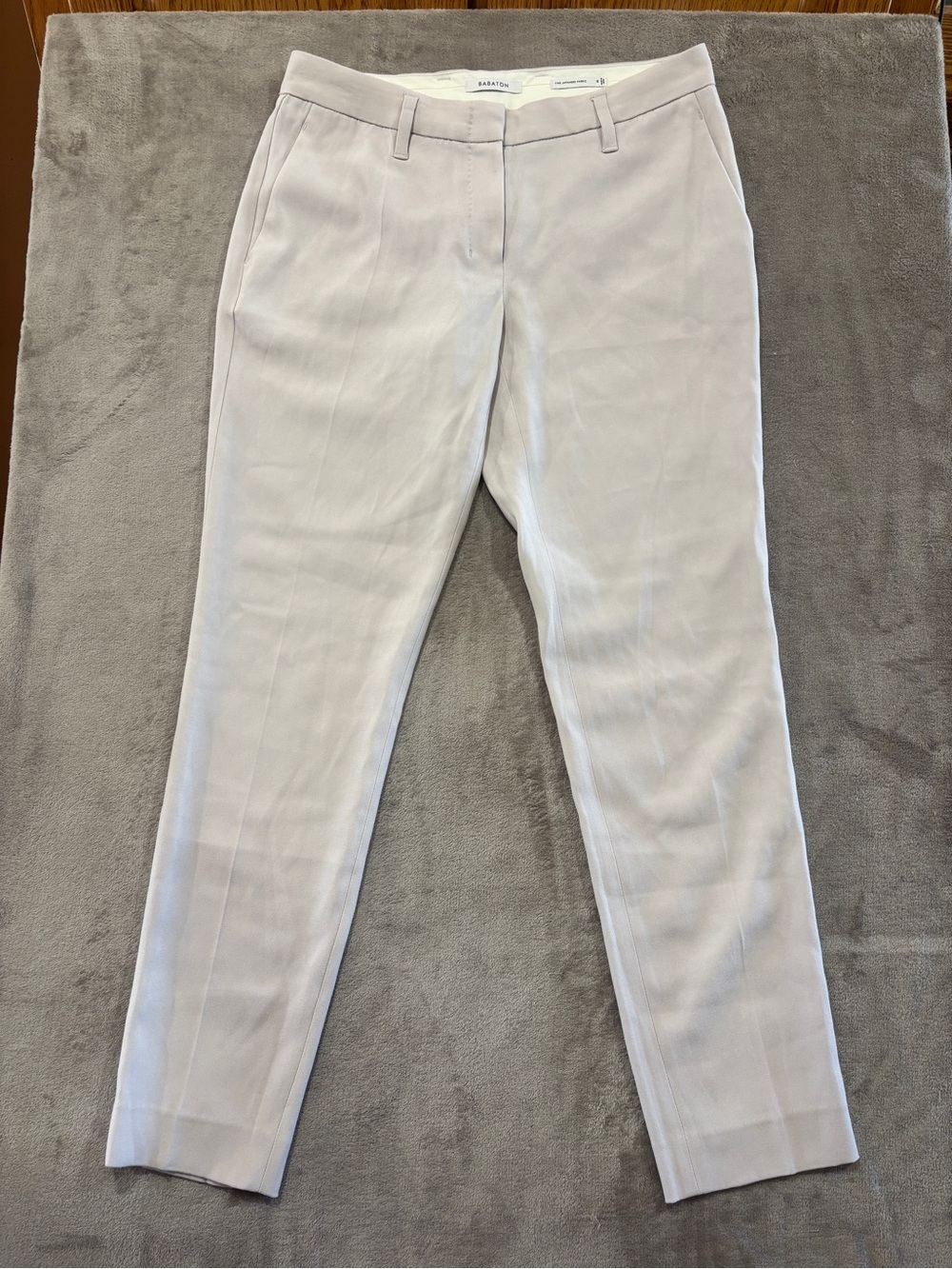 Babaton women’s Markova Pants Pale Gray Dress Trousers